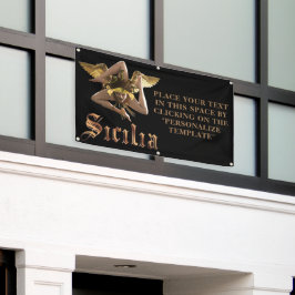 Sizilien-Kommerzielles Zeichen-Banner (personalisi Banner