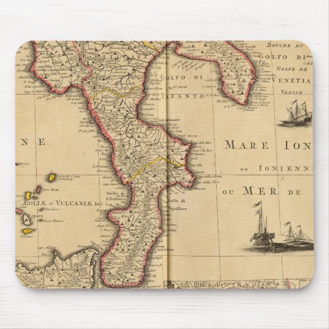 Sizilien Mousepad (Vorne)