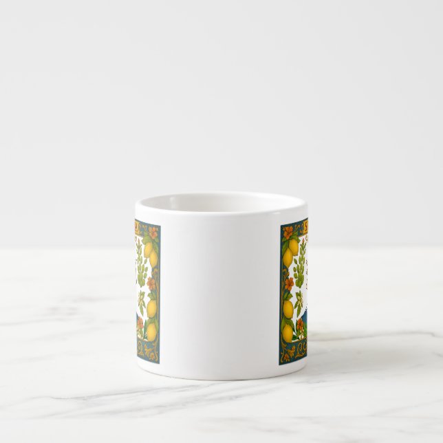 Sizilien Mt,Etna Design Espressotasse (Vorderseite)
