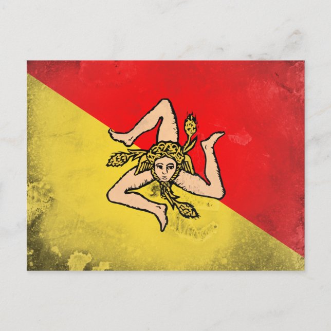 Sizilien Postkarte (Vorderseite)