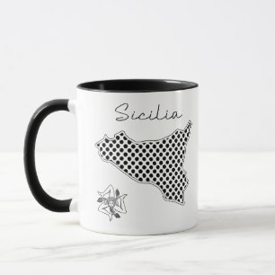 Sizilien Sizilianisch Trinacria Tasse