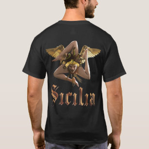 Sizilien / Sizilianische Medusa Chiaroscuro T-Shir T-Shirt