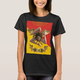 Sizilien / Sizilianische Medusa Trinacria T-Shirt