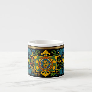 Sizilien Sizilianisches Muster Espresso-Tasse Espressotasse