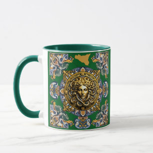 Sizilien Sizilianisches Muster Tasse