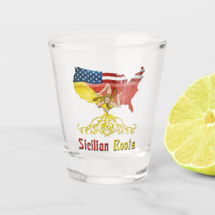 Sizilienamerikanische Wurzeln, Sizilien Schnapsglas
