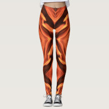Sizzlin Hot Pants - Flammendruckleder