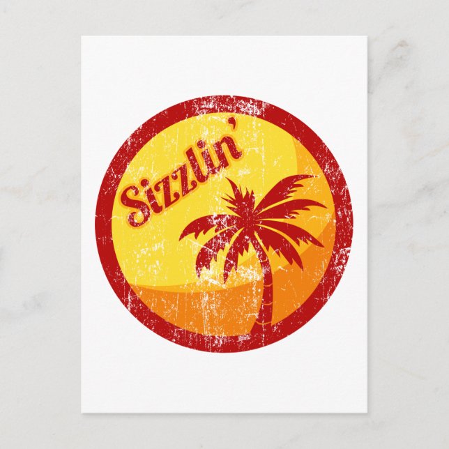 Sizzlin' Postkarte (Vorderseite)