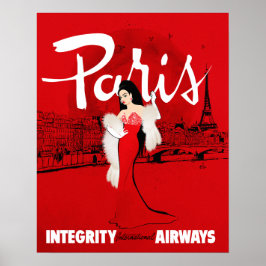 Sizzling in Paris Klein Poster