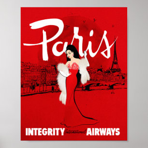 Sizzling in Paris Kunstprint Poster