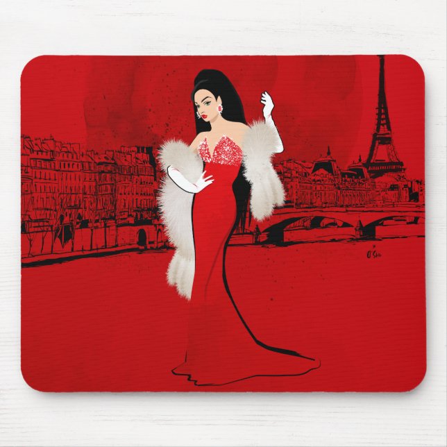 Sizzling in Paris Mousepad (Vorne)