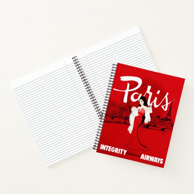 Sizzling in Paris Notizbuch (Innenseite)
