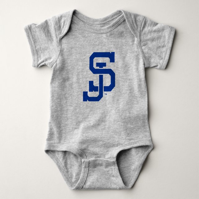 SJ Spartans Logo Baby Strampler (Vorderseite)