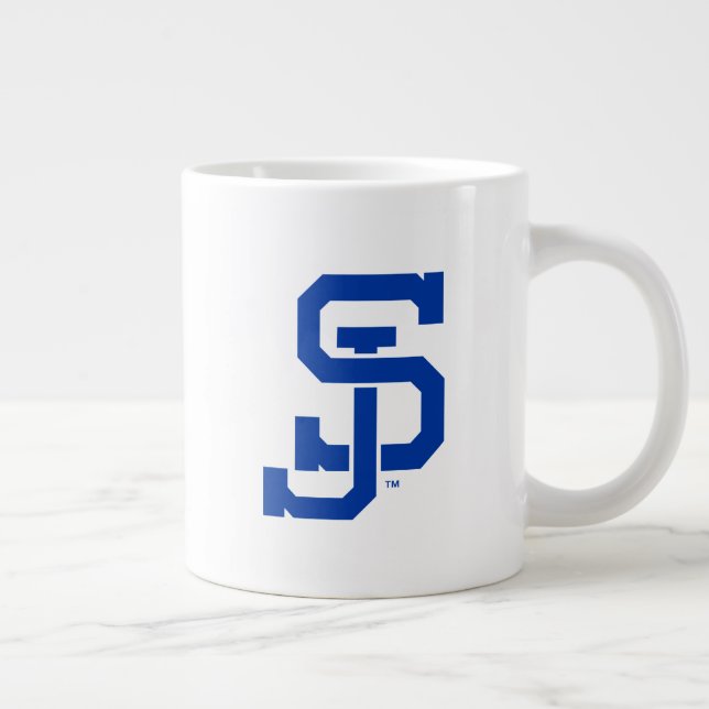 SJ Spartans Logo Jumbo-Tasse (Rechts)