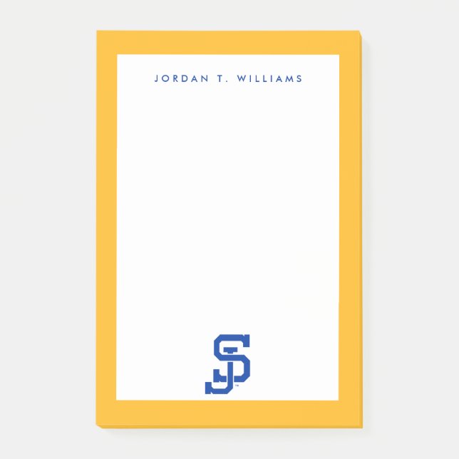 SJ Spartans Post-it Klebezettel (Vorderseite)