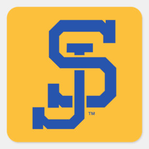 SJ Spartans Quadratischer Aufkleber