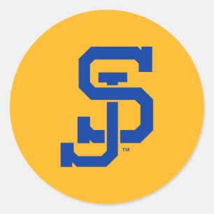 SJ Spartans Runder Aufkleber