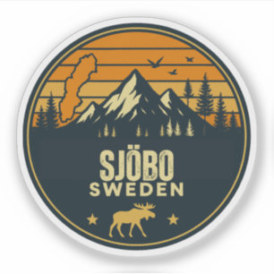 Sjöbo, Schweden Sverige Aufkleber