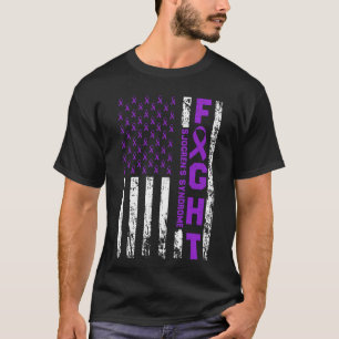 Sjögren-Syndrom-Schleifen-Kampf-US-Flagge T-Shirt