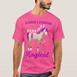Sjogrens-Syndrom-Bewusstseins-Krieger Einhorn Magi T-Shirt