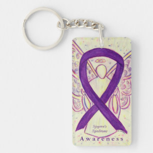Sjogrens Syndrom Engel Awareness Ribbon Schlüssela Schlüsselanhänger
