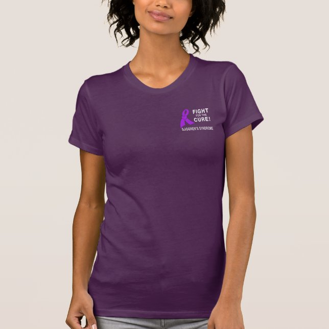 Sjogrens Syndrom-Kampf für eine Heilung T-Shirt (Vorderseite)