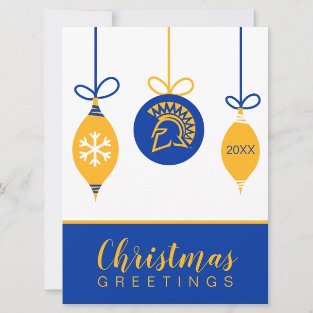 SJSU Holiday Card Feiertagskarte (Vorderseite)