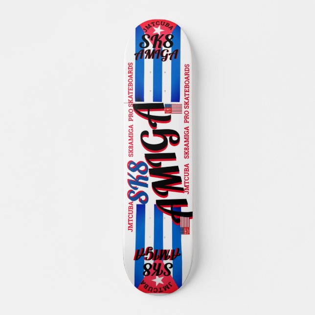 SK8 AMIGA JMT CUBA 7 3/4" Skateboard Deck (Vorne)