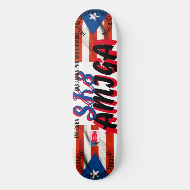 SK8 AMIGA JMT CUBA 8 1/4" Skateboard Deck (Vorderseite)