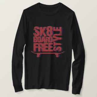 Sk8 Board Life Grafik | Skateboarding Kunst T-Shirt