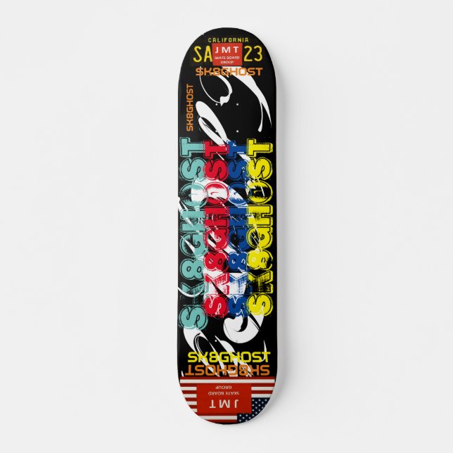 SK8 GHOST 7 3/4" Skateboard Deck (Vorne)