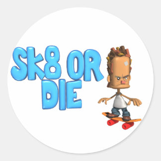 Sk8 ou meurent des autocollants