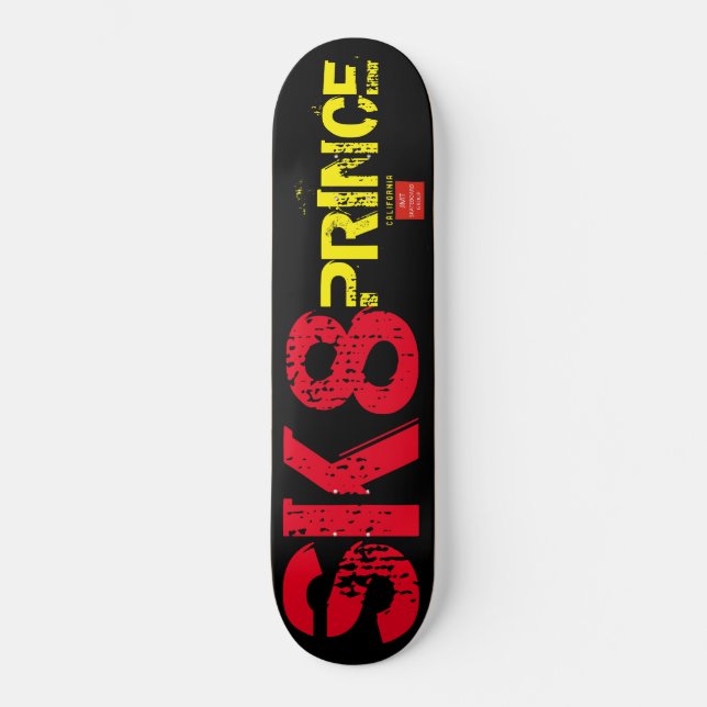 SK8 PRINCE Skateboard (Recto)