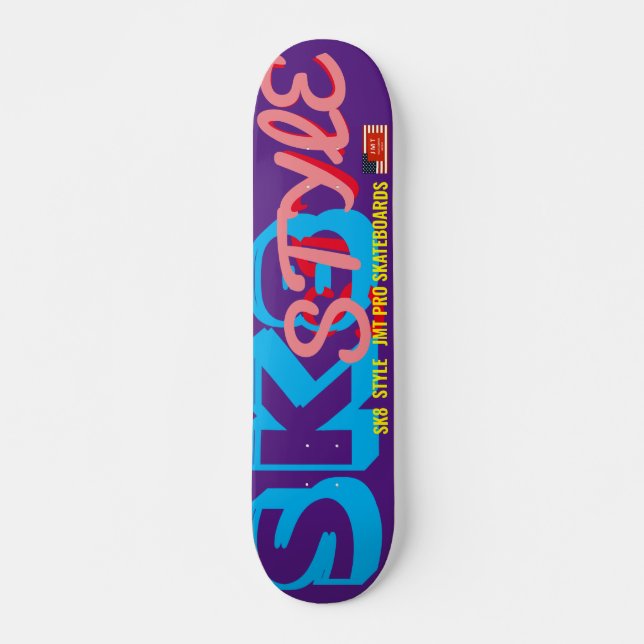 SK8 STYLE JMT7 3/4" Skateboard Deck (Vorne)