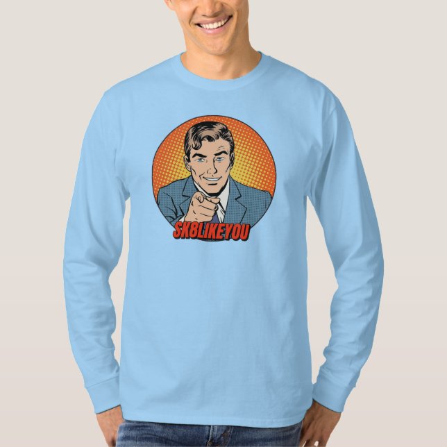 Sk8likeYou Fast Shuffle Long Sleeve T - Shirt - Me (Vorderseite)