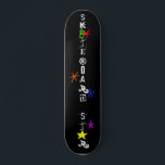 "Sk8teboard St*r" Skateboard<br><div class="desc">Das Skateboard "Sk8teboard St*r" ist ein cooles und einzigartiges Motherboard für jede Sk8teboard St*r! Die Skateboards von Zazzle sind in 8 verschiedenen Stilen auf dem nordamerikanischen Ahorn aus lokaler Produktion erhältlich und werden mit beruflichen Qualitätsstandards entworfen, die dem härtesten Skaten standhalten! Mit Ihrem ersten Skateboard-Kauf erhalten Sie das Griffband frei!...</div>