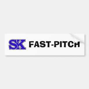 SK FAST-PITCH AUTOAUFKLEBER