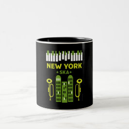 Ska Jazz Music Zweifarbige Tasse