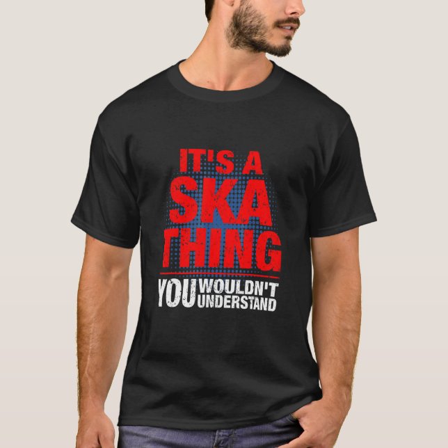 Ska Music Is Life Ska Reggae Punk Sco 1 T-Shirt (Vorderseite)