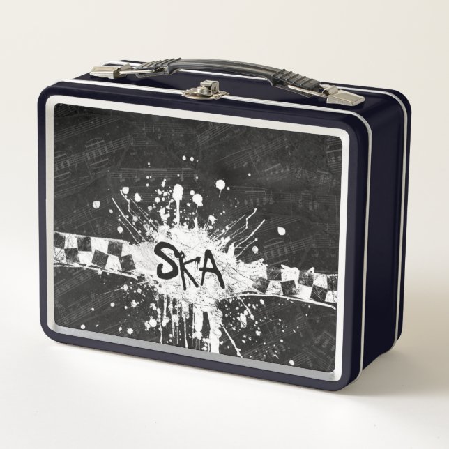 Ska-Musik prüfte das alte Punk-Rock der 80er Jahre Metall Brotdose (Vorderseite)