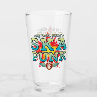 Ska Punk Soul Glass Tumbler