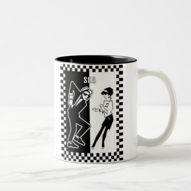 ska Tänzer, ska Tänzer Zweifarbige Tasse (Rechts)
