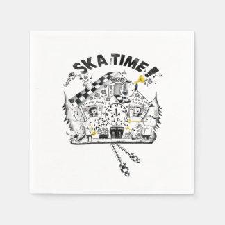 Ska Time Cuckoo Uhr Serviette