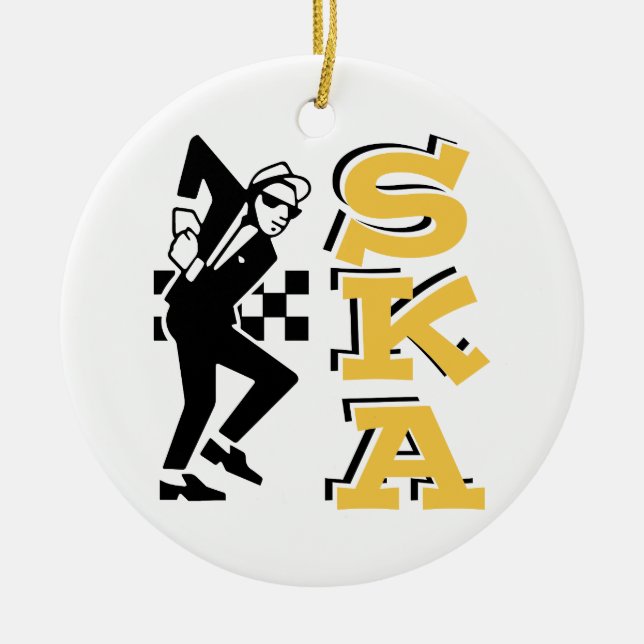 Ska Typ Keramik Ornament (Vorne)