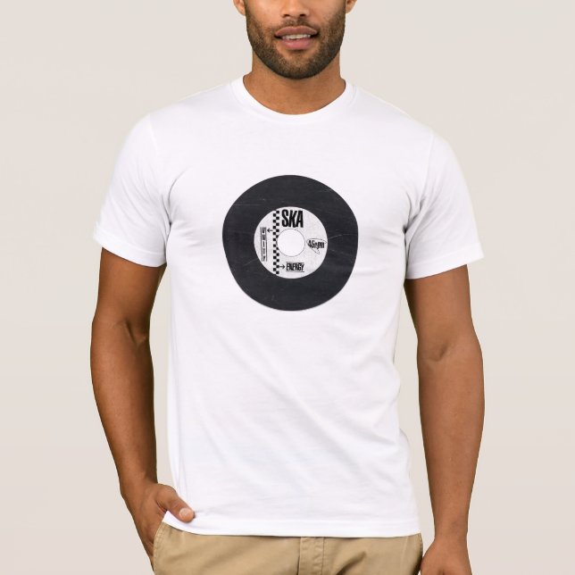 Ska zwei Ton-RekordShirt T-Shirt (Vorderseite)