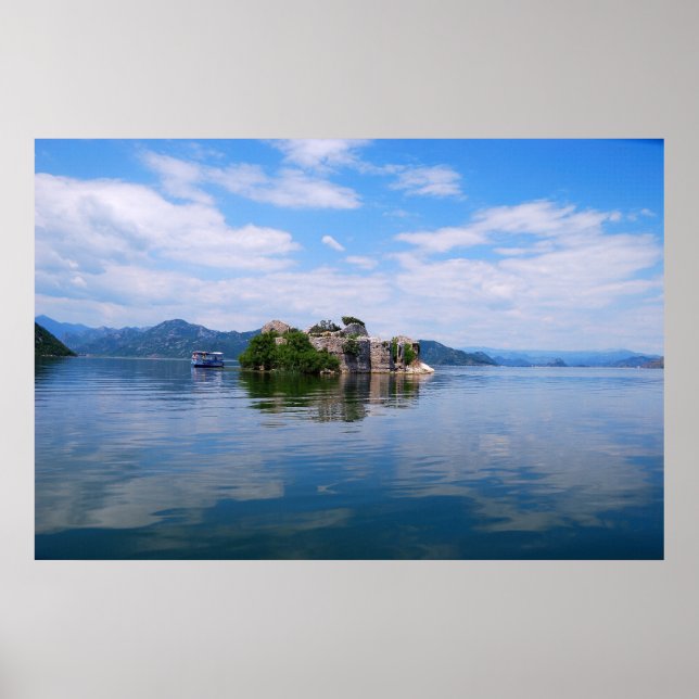 Skadar Lake in Montenegro Poster (Vorne)