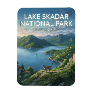 Skadarsee-Nationalpark Montenegro Magnet