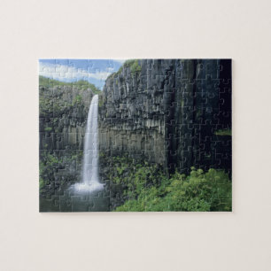 Skaftafell-Nationalpark, Svartifoss-Wasserfall,