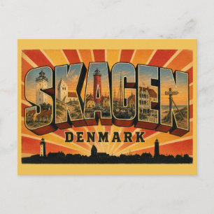 Skagen Dänemark Leuchtturm Postkarte
