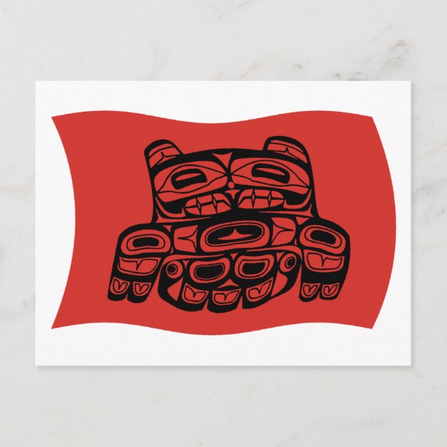 Skagit Tribe Flag Postkarte (Vorderseite)